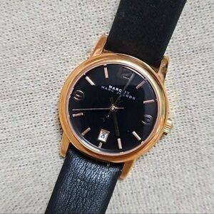 Marc by Marc Jacobs Black and Gold Watch